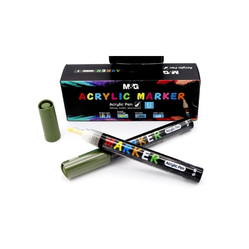 FEUTRE PEINTURE ACRYLIQUE VERT 23 S511