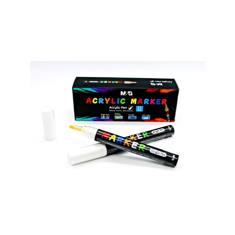 FEUTRE PEINTURE ACRYLIQUE BLANC 1 S100