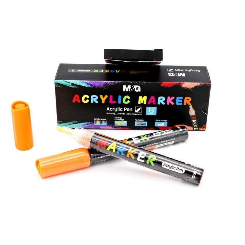 FEUTRE PEINTURE ACRYLIQUE ORANGE 7 S300