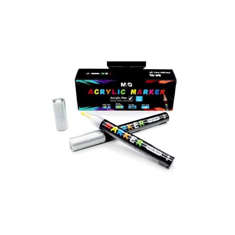 FEUTRE PEINTURE ACRYLIQUE ARGENTÉ 25 S110