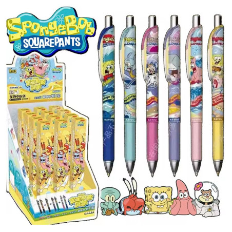 BOITE BLIND STYLO BOB L'EPONGE FIGURINE DISNEY SOUS LICENCE