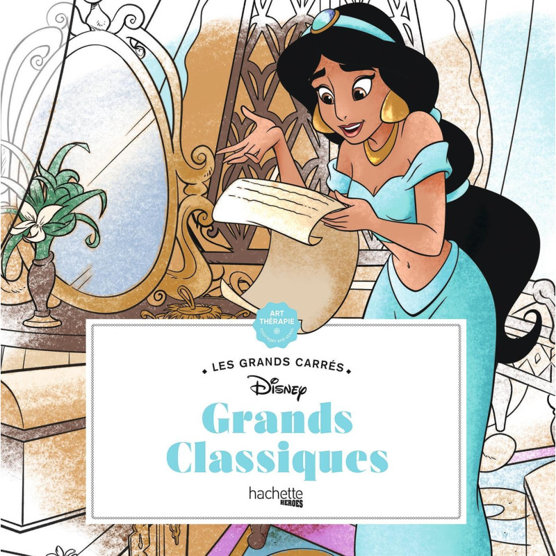 Coloriage Grands Classiques Disney sous licence officielle cahier