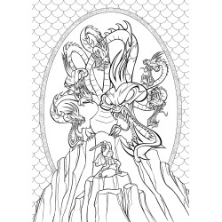 Coloriage Aventures disney sous licence officielle cahier