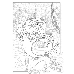 Coloriage Aventures disney sous licence officielle cahier