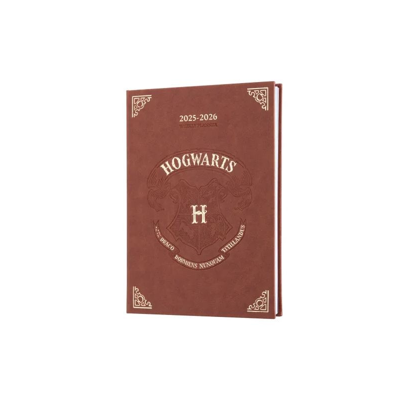 AGENDA SCOLAIRE 2025/2026 SEMAINIER A5 17 MOIS HARRY POTTER