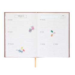 AGENDA SCOLAIRE 2025/2026 SEMAINIER A5 17 MOIS HARRY POTTER