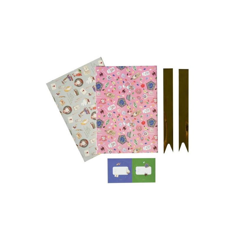 SET DE PAPIER CADEAU HARRY POTTER