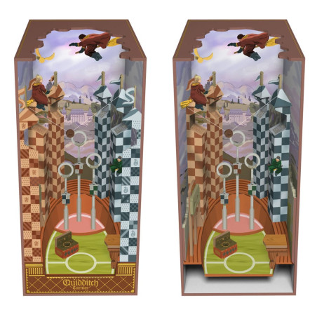 Harry Potter maquette Book Nook Tiny Adventures Terrain de Quidditch 23 cm