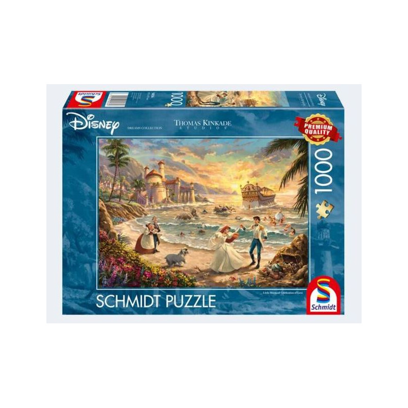 PUZZLE LA PETITE SIRENE 1000 PIECES FIGURINE DISNEY