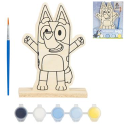 Figurine en bois à peindre Bluey