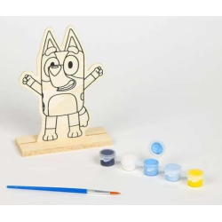 Figurine en bois à peindre Bluey