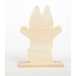 Figurine en bois à peindre Bluey