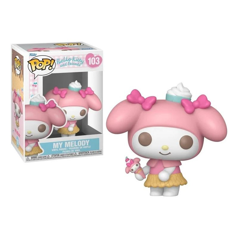 HELLO KITTY - FIGURINE FUNKO POP Sanrio N° 103 - My Melody avec glace
