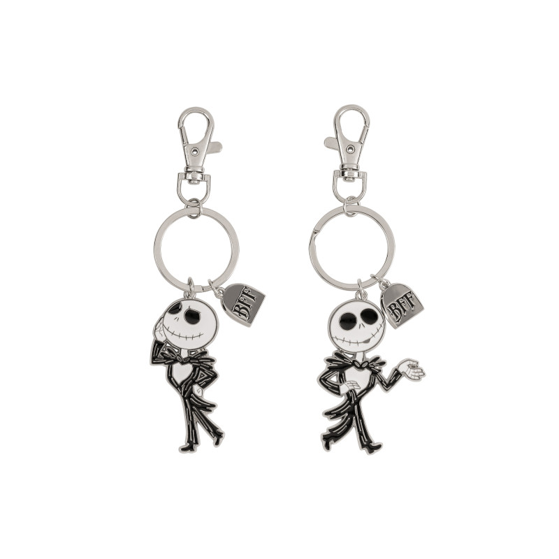 Set de 2 Porte-Clés BFF L'ETRANGE NOEL de Mr JACK -  Disney