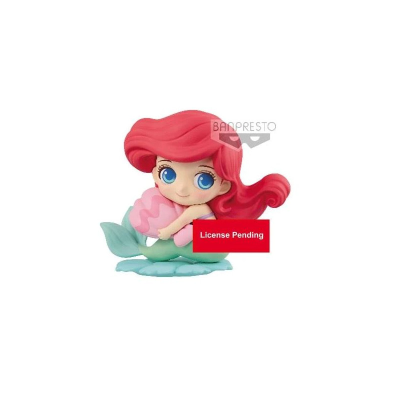 DISNEY - Q Posket SWEETINY Ariel Milky Color Version - 8cm