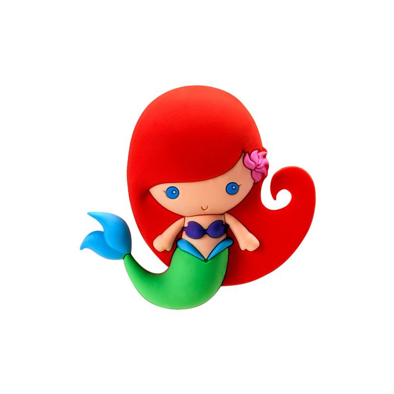 LA PETITE SIRENE - Ariel - Aimant à collectionner en mousse 3D
