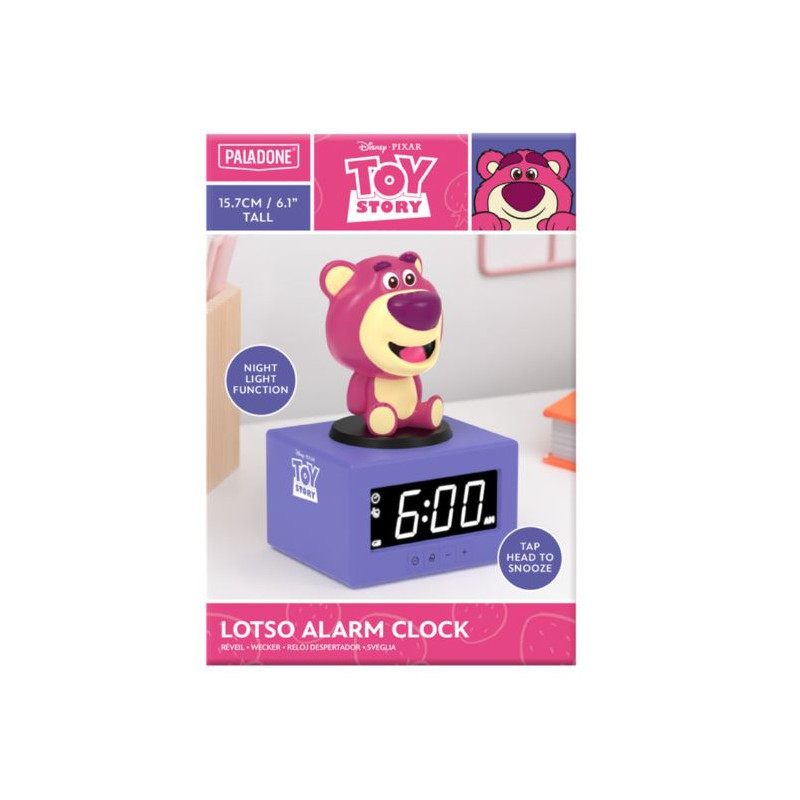 TOY STORY - Lotso - Réveil Lumineux Icon 12cm