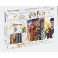 Harry Potter maquette Book Nook Tiny Adventures Terrain de Quidditch 23 cm