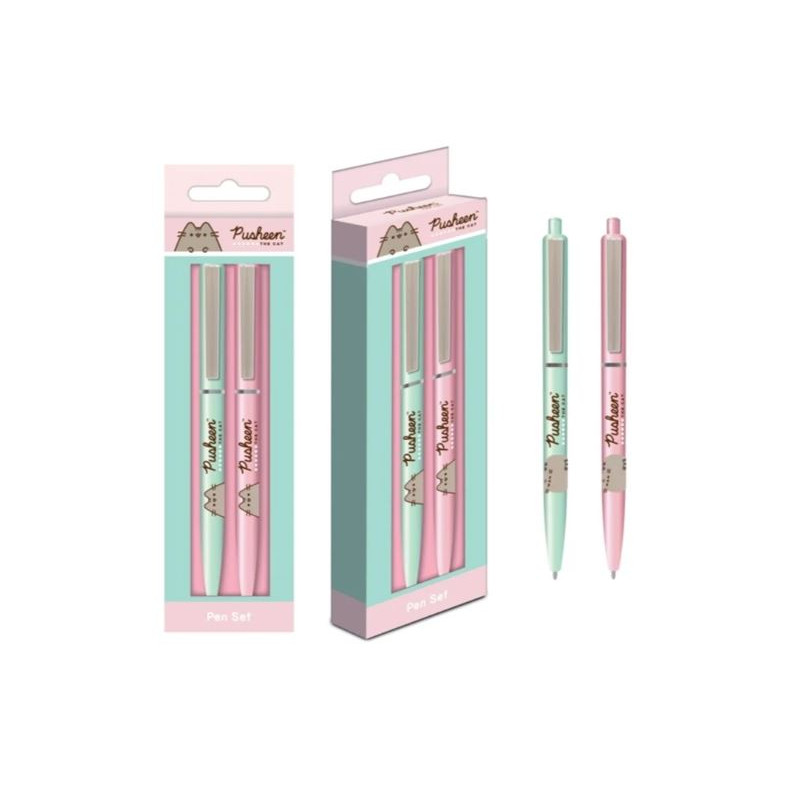 PUSHEEN - Botanical - Set de 2 Bics