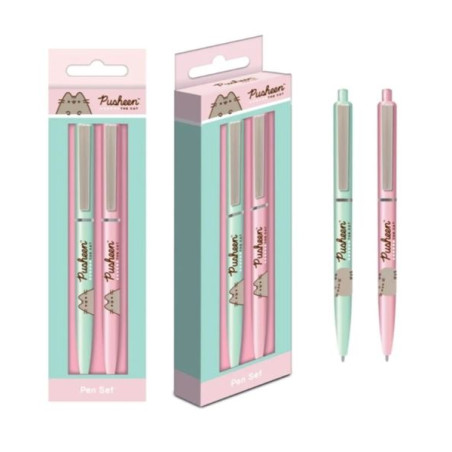PUSHEEN - Botanical - Set de 2 Bics