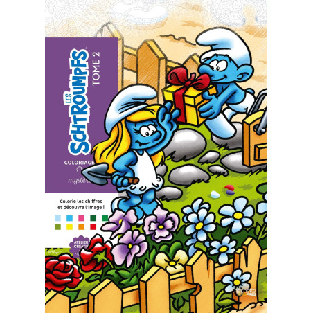 Coloriages mystères - Schtroumpfs Tome 2