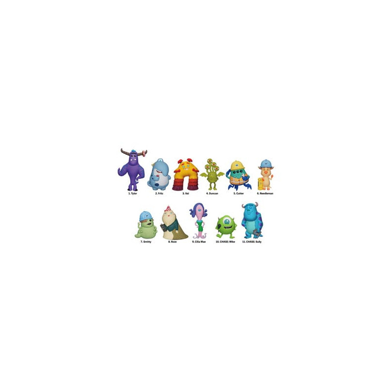 BLIND BAG PORTE-CLES MONSTRES AT WORK MONSTRES ET CIE DISNEY PIXAR