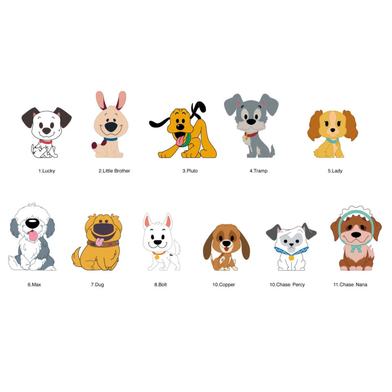 BLIND BAG PORTE CLES DISNEY DOGS SERIE 1