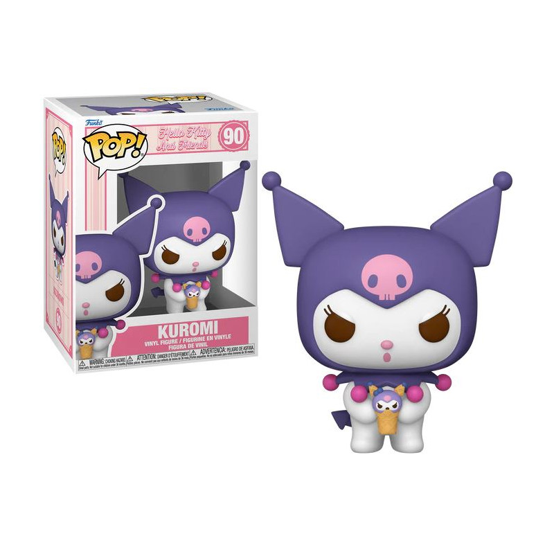 HELLO KITTY - FIGURINE FUNKO POP Sanrio N° 90 - Kuromi