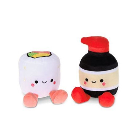 PELUCHE AIMANTE SUSHI ET SAUCE SOJA