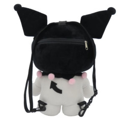 HELLO KITTY - Kuromi - Sac à Dos Peluche - 35cm