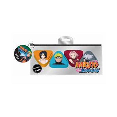 Set de 4 gommes personnages de Naruto