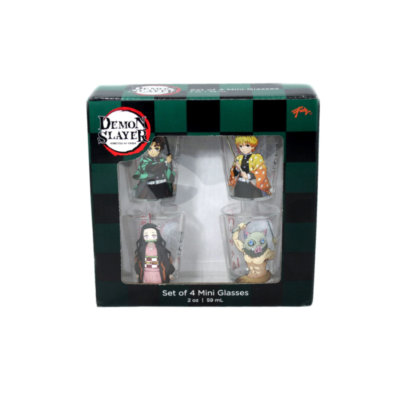 Ensemble de 4 verres à shot Demon Slayer - 57ml