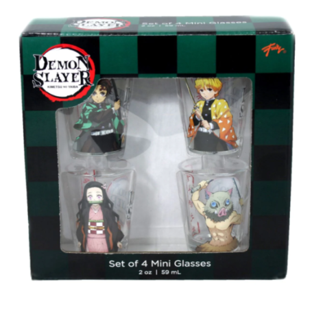 Ensemble de 4 verres à shot Demon Slayer - 57ml
