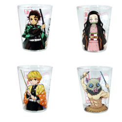 Ensemble de 4 verres à shot Demon Slayer - 57ml