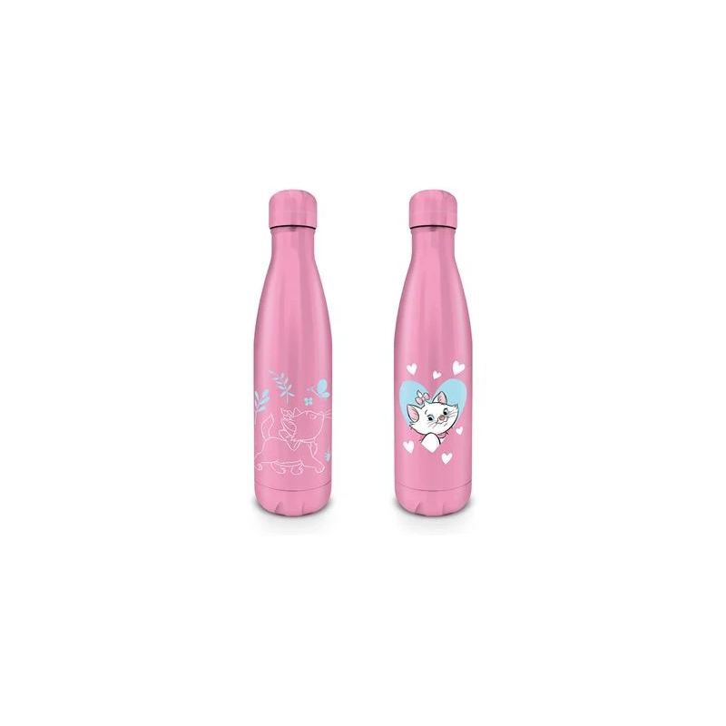 Bouteille en métal Marie " Cœur et fleurs" - Les Aristochats - Disney