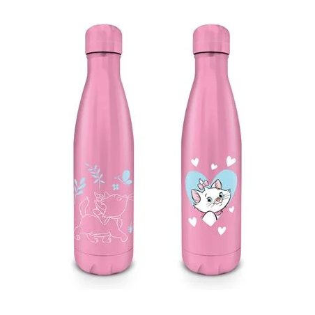 Bouteille en métal Marie " Cœur et fleurs" - Les Aristochats - Disney