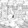 COLORIAGE Stitch à travers les âges