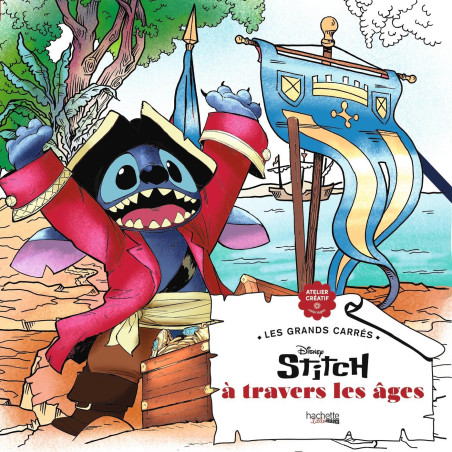 COLORIAGE Stitch à travers les âges