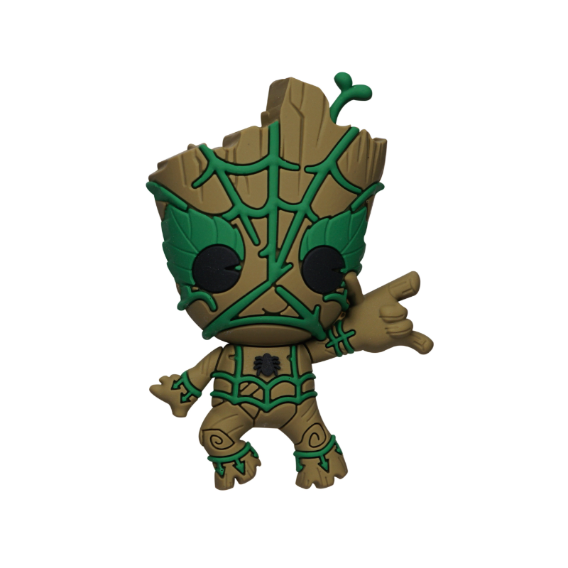 Aimant 3D en mousse Groot en Spiderman - Marvel