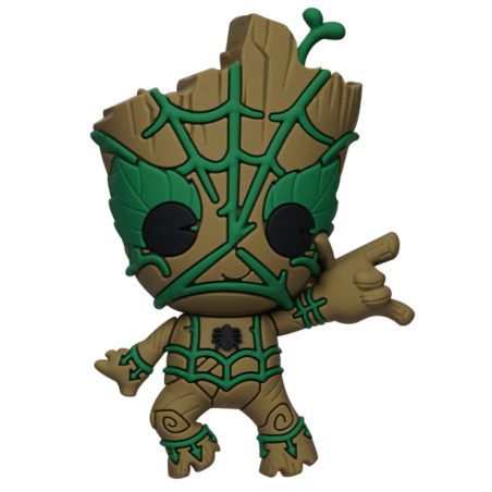 Aimant 3D en mousse Groot en Spiderman - Marvel