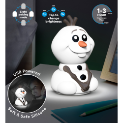 Lampe en silicone Olaf - La reine des neiges - Disney
