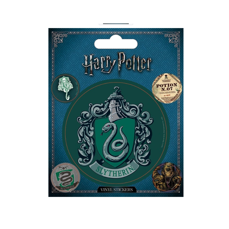 Autocollants en vinyle - Serpentard - Harry Potter
