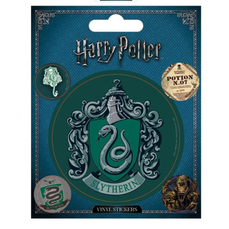 Autocollants en vinyle - Serpentard - Harry Potter