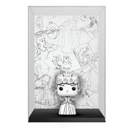 Figurine en vinyle Cendrillon POP! Couverture de bande dessinée esquissée - Cendrillon 9 cm