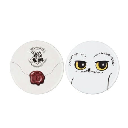 Set de 2 sous-verres - Hedwige - Harry Potter