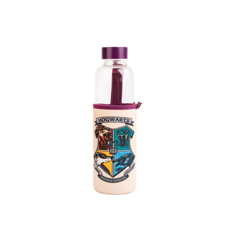 Bouteille en verre 500 ml - Poudlard - Harry Potter