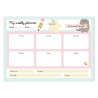 Agenda hebdomadaire A4 - foodie - Pusheen