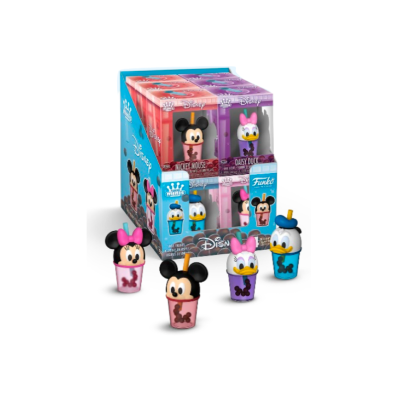 Figurines bubble tea - Mickey et ses amis - Disney