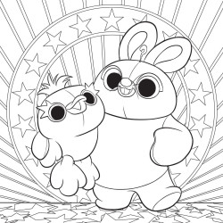 Coloriage Grand Carré Boules de poils Disney