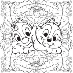 Coloriage Grand Carré Boules de poils Disney